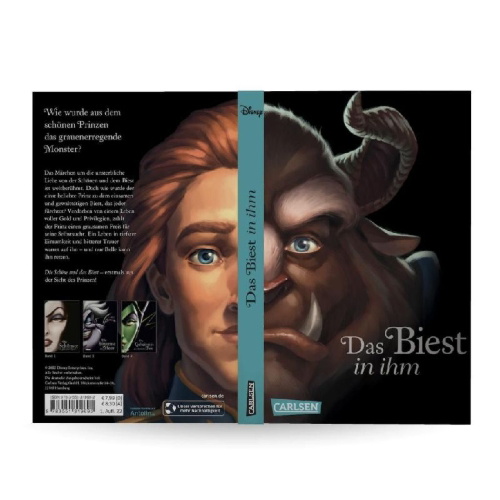 Buchcover und Innenansicht für das Buch: Disney Villains 2: Das Biest in ihm