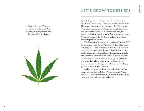 Buchcover und Innenansicht für das Buch: Cannabis