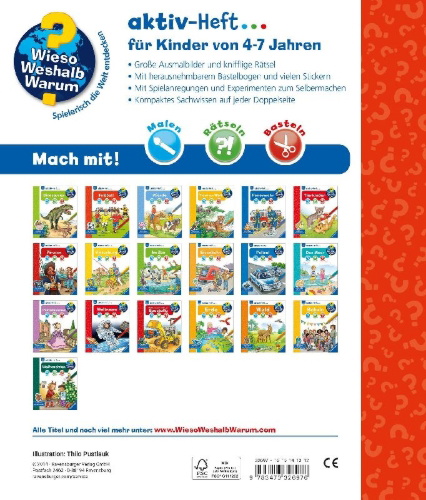 Buchcover und Innenansicht für das Buch: Wieso? Weshalb? Warum? aktiv-Heft: Fußball
