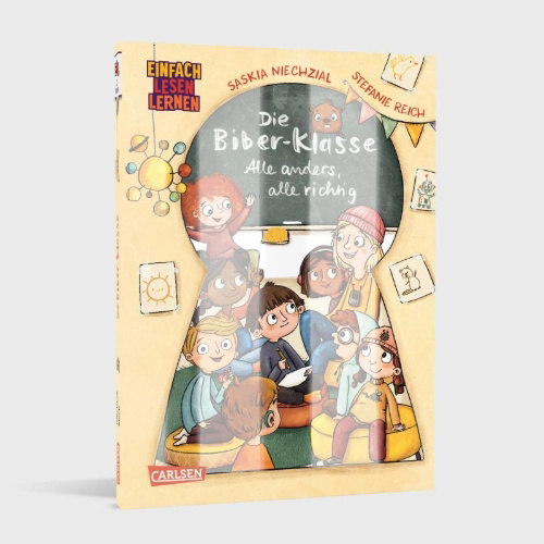 Buchcover und Innenansicht für das Buch: Die Biber-Klasse: Alle anders, alle richtig