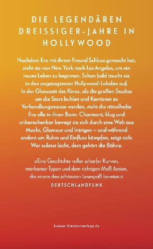 Buchcover und Innenansicht für das Buch: Eve in Hollywood (Table for Two)