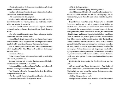 Buchcover und Innenansicht für das Buch: Zimt ¿ Für immer von Magie berührt