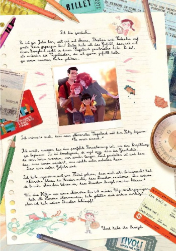 Buchcover und Innenansicht für das Buch: Les Carnets de Cerise 6