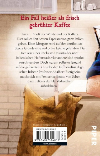 Buchcover und Innenansicht für das Buch: Der letzte Caffè
