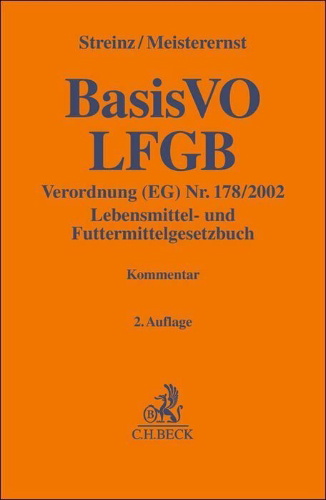 Buchcover und Innenansicht für das Buch: BasisVO / LFGB