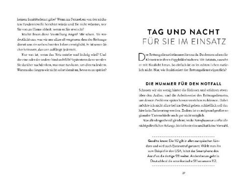Buchcover und Innenansicht für das Buch: Einsatz am Limit