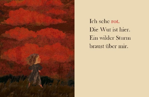 Buchcover und Innenansicht für das Buch: Wütend