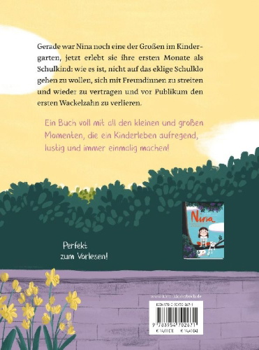 Buchcover und Innenansicht für das Buch: Nina - Endlich Schulkind!