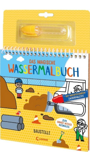 Buchcover und Innenansicht für das Buch: Mes Dessins Magiques - Le Chantier