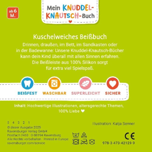 Buchcover und Innenansicht für das Buch: Mein Knuddel-Knautsch-Buch - flip&pop. Meine liebsten Sachen