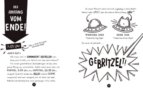 Buchcover und Innenansicht für das Buch: Worst Week Ever- Sunday