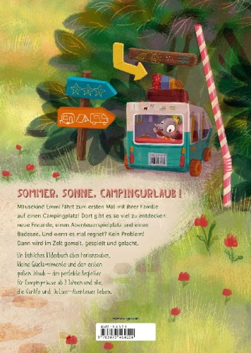 Buchcover und Innenansicht für das Buch: Ruby gaat kamperen