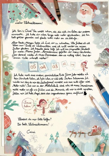 Buchcover und Innenansicht für das Buch: Les Carnets de Cerise 3