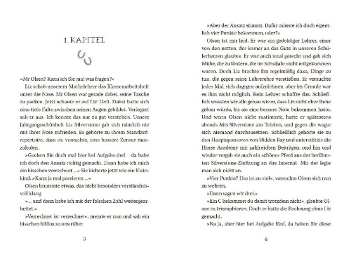 Buchcover und Innenansicht für das Buch: Horse Academy - Stürmische Zeiten