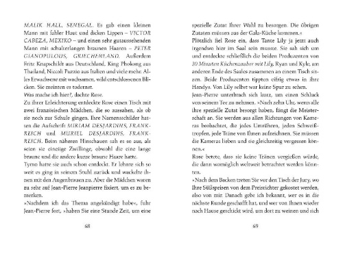 Buchcover und Innenansicht für das Buch: A Dash of Magic. A Bliss Novel