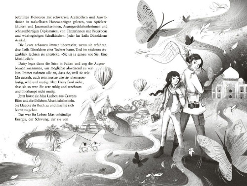 Buchcover und Innenansicht für das Buch: Greenwild - The World Behind the Door