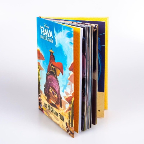 Buchcover und Innenansicht für das Buch: Disney: Raya und der letzte Drache