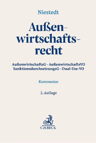 Buchcover und Innenansicht für das Buch: Außenwirtschaftsrecht