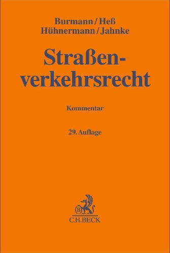 Buchcover und Innenansicht für das Buch: Straßenverkehrsrecht