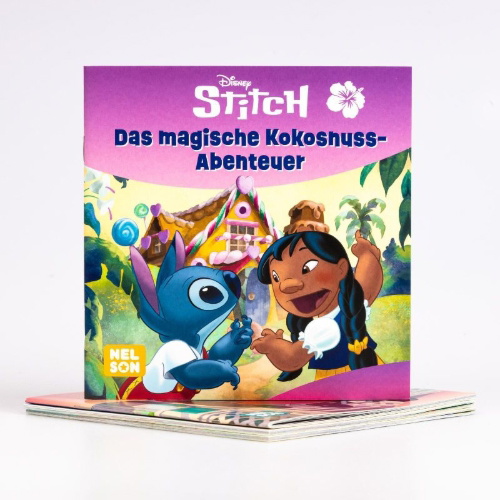 Buchcover und Innenansicht für das Buch: 4er-Set Maxi-Mini 61: Disney Stitch