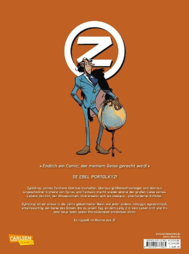 Buchcover und Innenansicht für das Buch: Lady Z