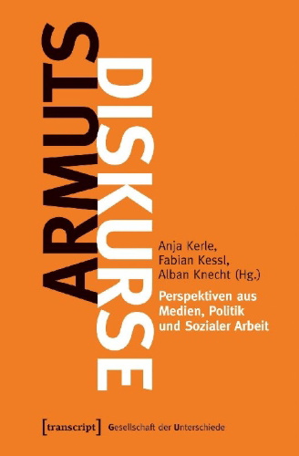 Buchcover und Innenansicht für das Buch: Armutsdiskurse