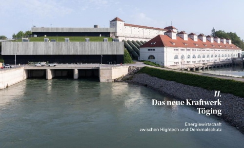 Buchcover und Innenansicht für das Buch: Das Innkraftwerk Jettenbach-Töging